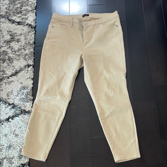Talbots Beige Jeggings size 14 P - Picture 1 of 9